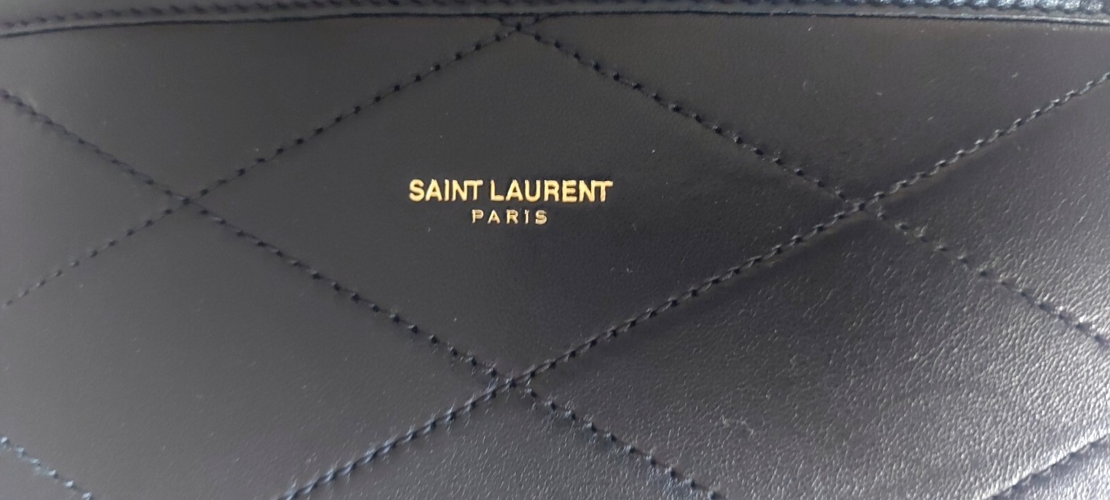 Saint Laurent Small Le Maillon Borsa a tracolla catena nera