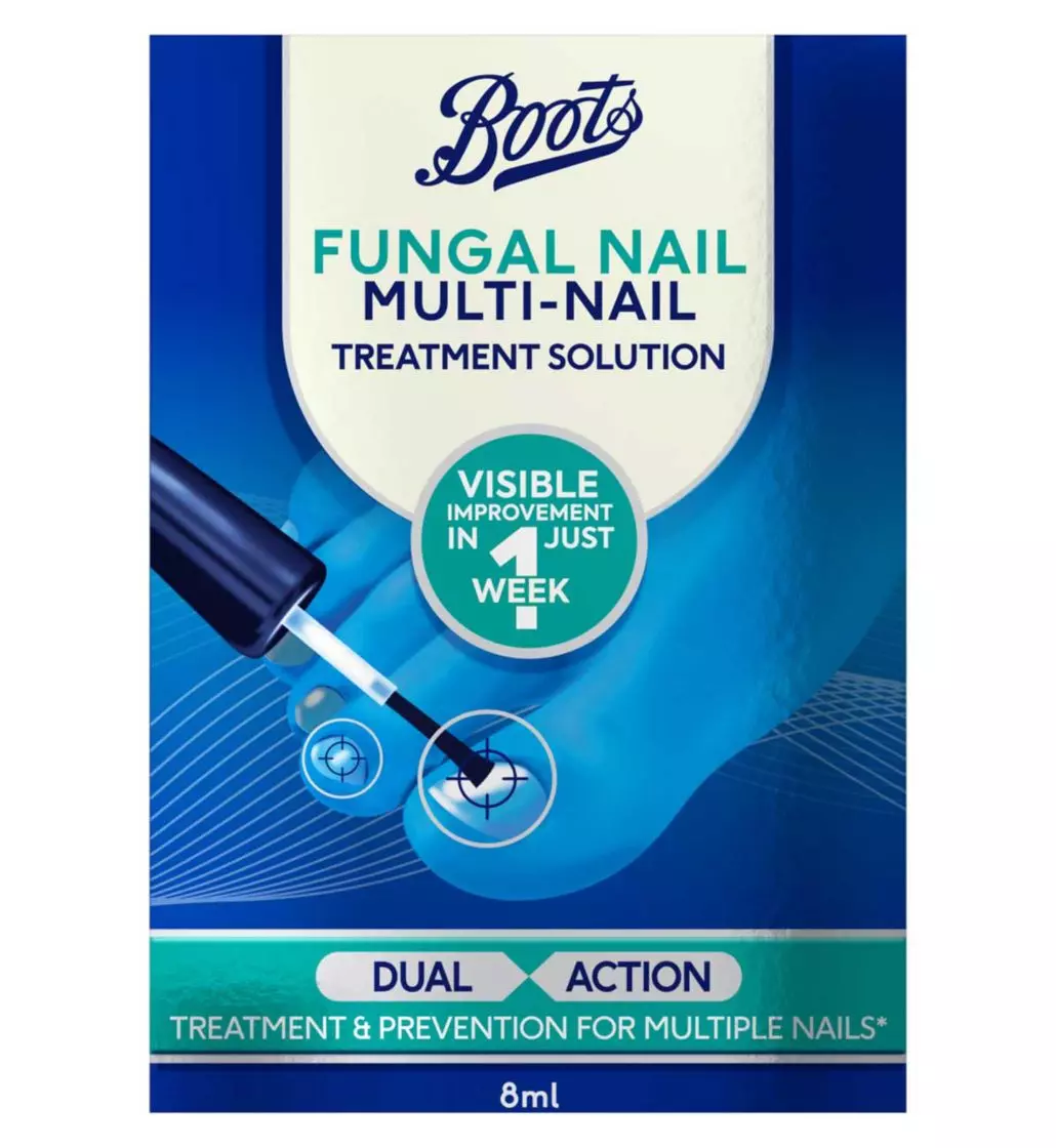 Boots Fungal Nail Multi Nail Treatment Solution Dual Action 8ml