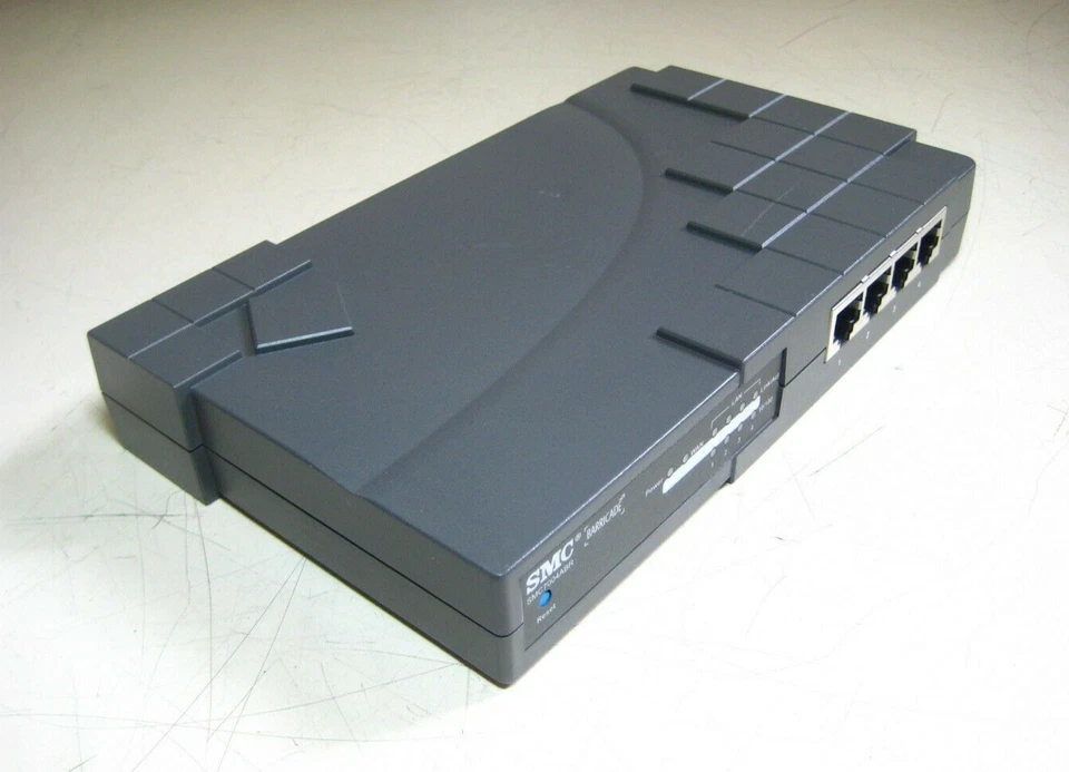 3X: SMC BARRICADE SMC7004ABR BROADBAND ROUTER W/ BUILT-IN PRINTER SERVER - Image 4 of 4