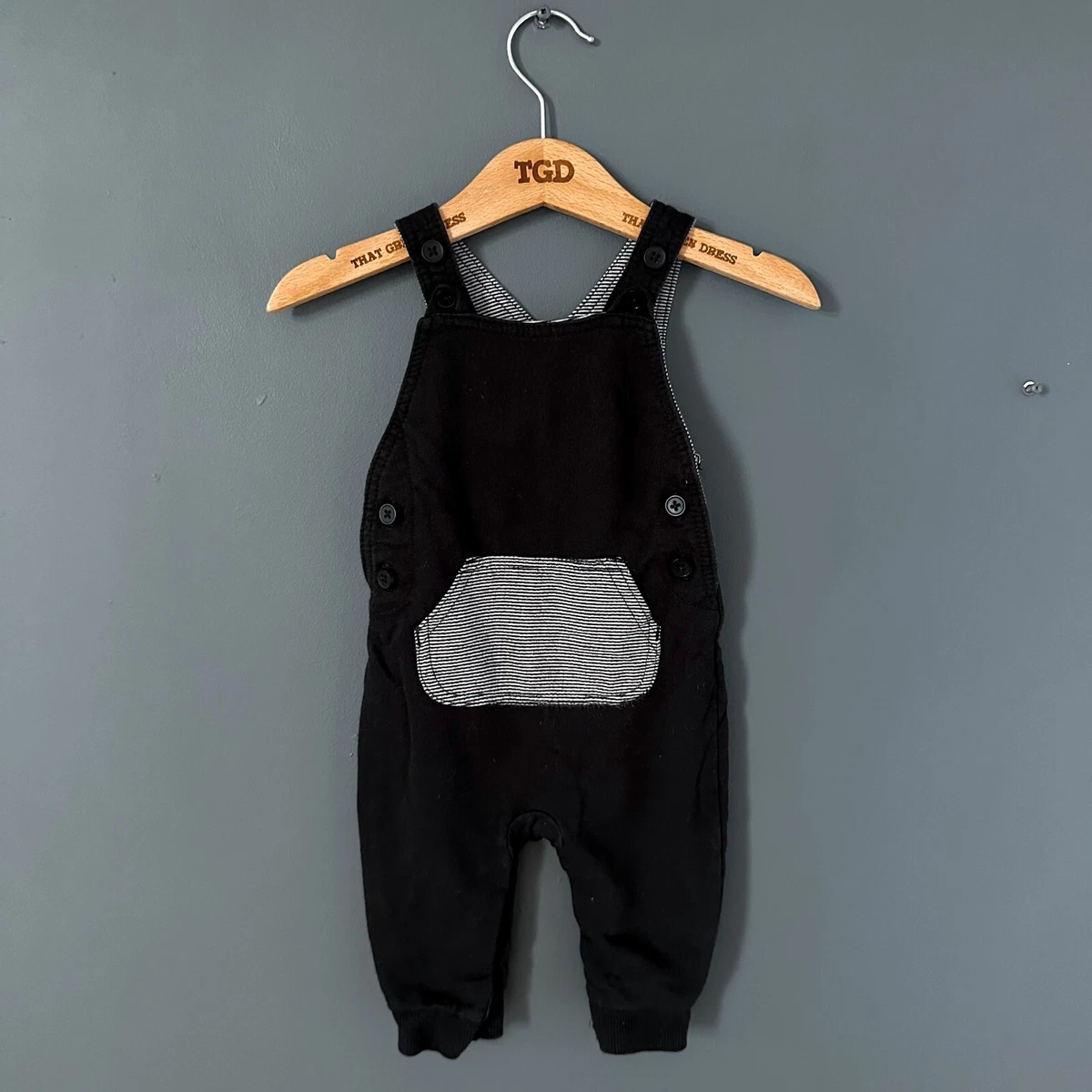 Boys hotsell black dungarees