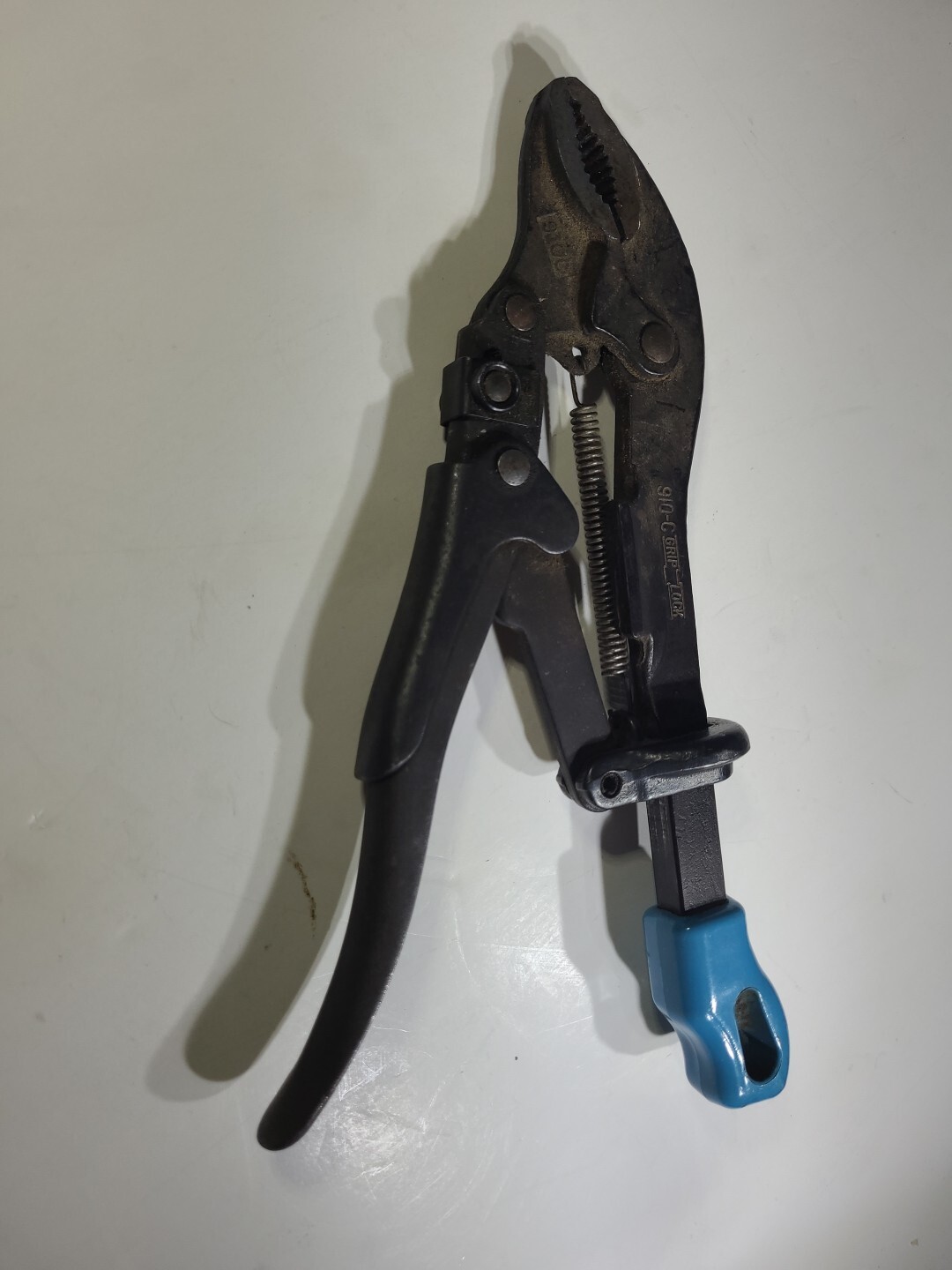 Rare Vintage CHANNELLOCK GripLock 910 USA Meadville PA Spring Vise