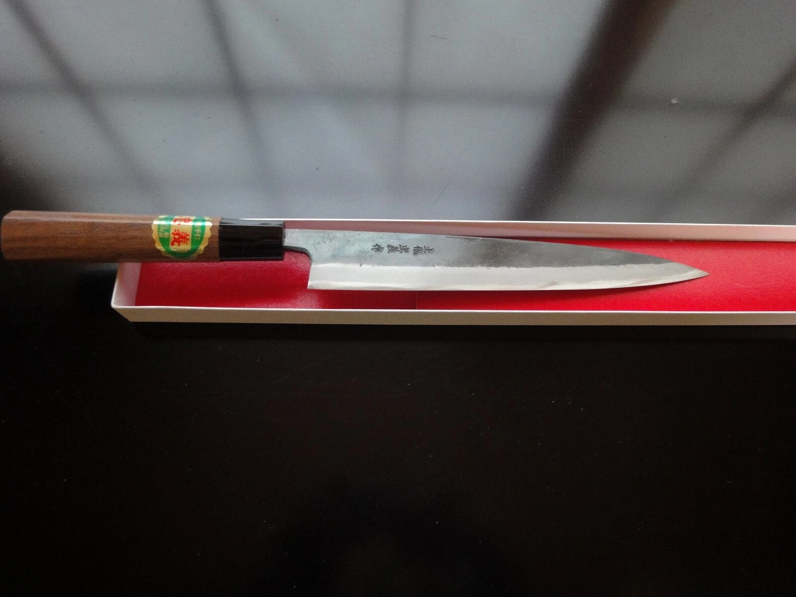 Handmade Sujihiki(210mm blade) Blue Steel-1/Japanese Sushi Kitchen Chef knife