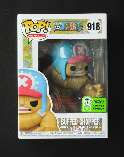 NEU Funko Pop Buffed Chopper #918 - One Piece (NM Box) - Official 2021 ECCC