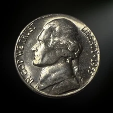 1955 D Denver Mint Jefferson Nickel Brilliant Uncirculated (BU)