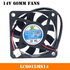 DC 14V 60mm 6cm Fans For LC6015MS14 DC14V 0.15A 6015 6CM 2-wire Cooling Fan