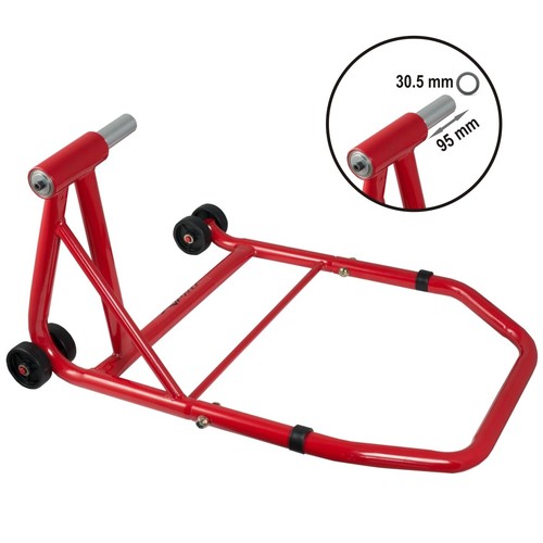 Cavalletto Monobraccio Moto Posteriore Rosso Universale Metallo 30.5 - 第 1/1 張圖片