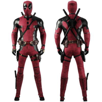 Deadpool 3 Wade Wilson Cosplay Costume Outfits Halloween Jumpsuit Shoes Mens