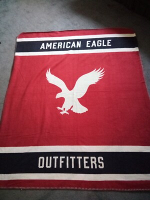 American Eagle Outfitters Fleece Throw Blanket 60 x 50