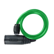 Oxford Bumper Compact Cable Lock 6MM x 0.6M Green