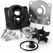 Water Pump Impeller Repair Kit for Yamaha F25 25hp C30 2-Stroke Outboards 61N-W0