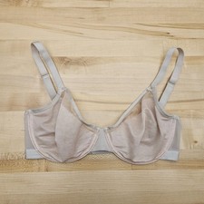 Soma Unbelievable Lift Perfect Coverage Bra 34DD Full Coverage Pink Mesh 032101