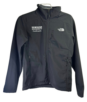 North Face Men's Black Insulated Zip-Up Jacket- Size: Small- Samsung Austin Semi