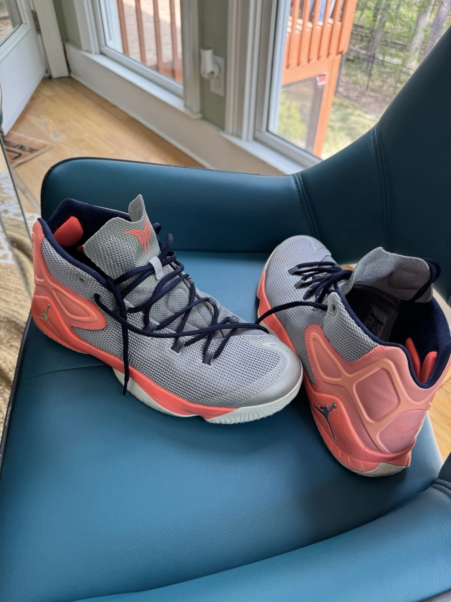 Jordan Melo M12 Wolf Grey Hyper Orange for Sale | Authenticity