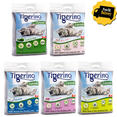 Tigerino Canada Premium Katzenstreu Sparpack: 2 x 12 kg
