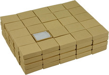 Kraft Cotton Filled Jewelry Box 11 Case of 100 2 Inches X 1.5 Inches