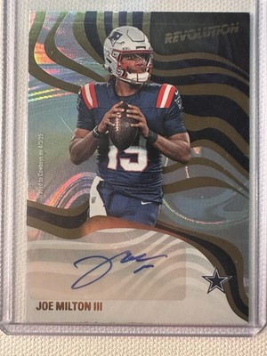 2025 Panini Revolution - Revolution Signature Joe Milton III #RSA-JMN Astro (AU)