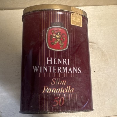 Henri Wintermans Slim Panatella 50 Collectible Cigar Tin for Display or Storage