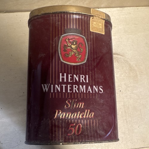 Henri Wintermans Slim Panatella 50 Collectible Cigar Tin for Display or Storage