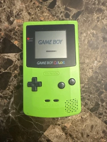 90s Green Nintendo Game Boy Color Lime Tested Vintage