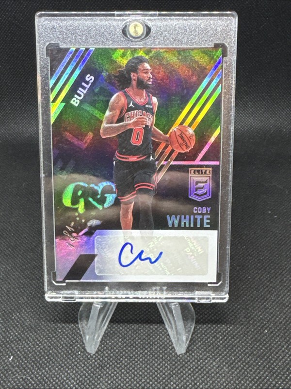 2020-2021 Donruss Elite Coby White Auto 1/1 Chicago Bulls