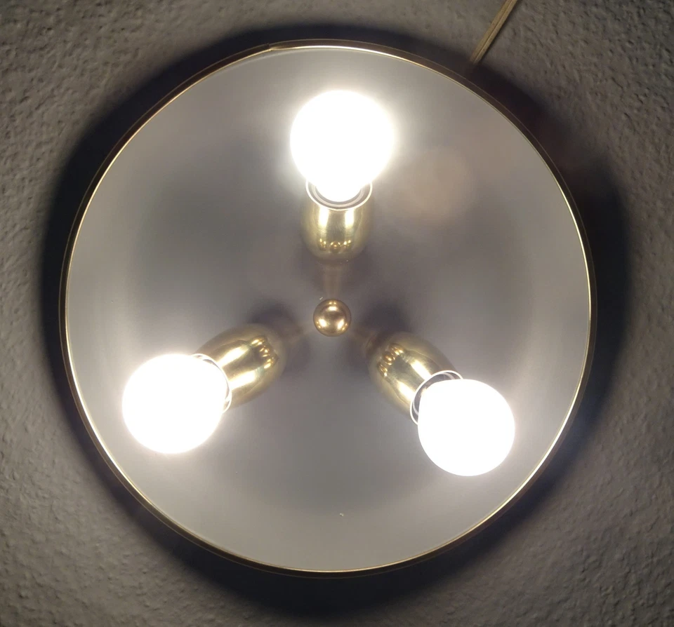 50s PLAFONIERE Deckenlampe SPUTNIK tütenlampe stilnovo 50er 60er vintage retro - Bild 2 von 4