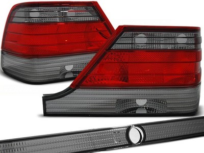 Rear lights for Mercedes W140 1995 1996 1997 1998 VR-1875 Tail Light Red Smoke