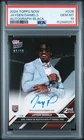 2024 TOPPS NOW AUTO-BLACK #D2B JAYDEN DANIELS ROOKIE RC 92/99 PSA 10