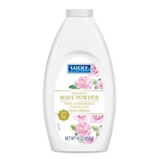Lucky Absorbent Body Powder Rosy Dream 16 Oz - 2 Packs