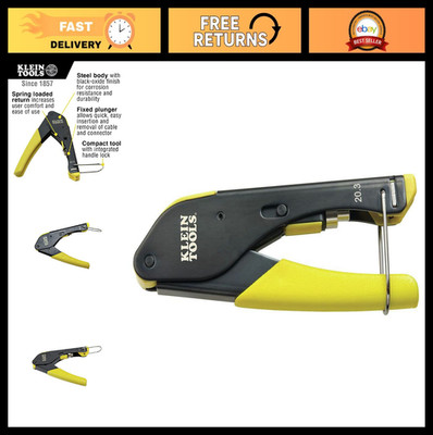 Compact Compression Crimper Tool for F-Connectors - Easy Cable Installation