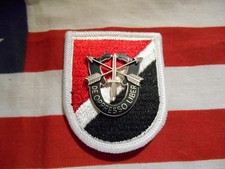 6th SPECIAL FORCES GROUP BERET FLASH WITH DUI CREST HM G23