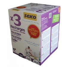 Recharge pour absorbeur d’humidité – 3 sachets – Parfum Lavande – 3 × 350 g