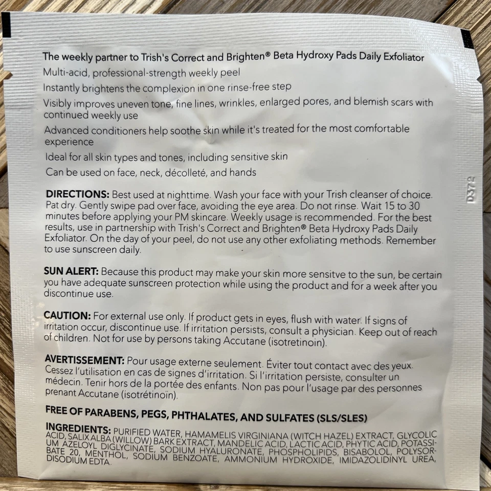 Peeling semanal Trish McCoy correcto e iluminado Foto 2 de 2