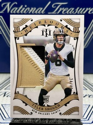 2025 National Treasures Tyler Shough Heirlooms RC, 3-Color Sick