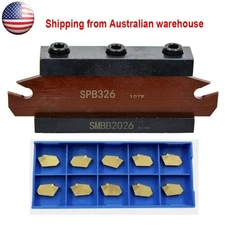 Lathe Grooving Cut-Off SMBB2026 With GTN-3 3mm Grooving insert Grooving