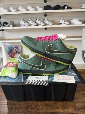 Nike Sb Dunk Low Pro Green Lobster Size 11.5 Special Box Used with Box