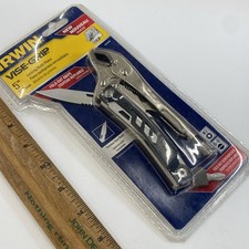 Irwin Vise-Grip 5" Curved Jaw Locking Multi Pliers Knife Screwdriver 5CR, M0972