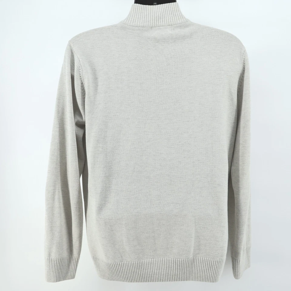 Polo Ralph Lauren Quarter Zip Sweater Boys XXL Classic Fit Cream Cotton - Image 4 of 4