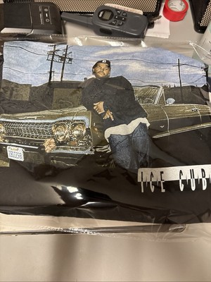 Ice Cube TShirt Lrg Boys in The Hood Chevy Impala Rap Retro Reprint NWA Hip Hop