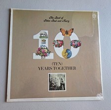 THE BEST OF PETER, PAUL AND MARY TEN YEARS TOGETHER LP - BRAND NEW - SEALED THE BEST OF PETER, PAUL AND MARY TEN YEARS TOGETHER LP - BRAND NEW - SEALED