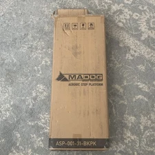 31" Madog Aerobic Step Platform With Risers Adjustable Fitness Stepper Pink