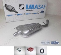 Imasaf ESD Auspuff Endtopf für Ford Escort V+Vi+Vii 1.8 16V+Xr3I+Rs2000 +ZubehöR