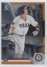2020 Bowman Hidden Finds Chrome Orange Refractor 10/25 Sam Huff #HF-SH 6m7