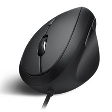 Perixx PERIMICE-519 Wired Ergonomic Vertical Mouse - Small/Medium, Black