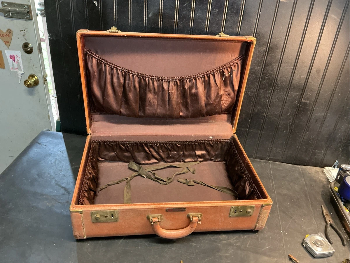 Brown Leather 1930s Decade Vintage Luggage & Vintage Travel