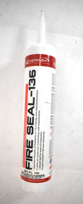 EverKem Flametec 10 Oz Fire Sealant Brick Red residential Fire Blocking Caulk