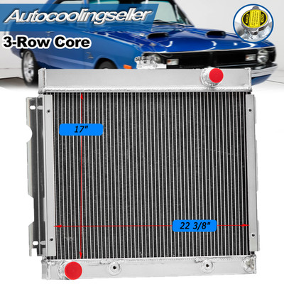 3-Row Radiator Fits 1970-1972 Dodge Dart/Plymouth Duster Valiant Big Block 5.9L