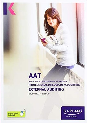 EXTERNAL AUDITING - STUDY TEXT, PUBLISHING 9781787405219 Fast Free Shipping..