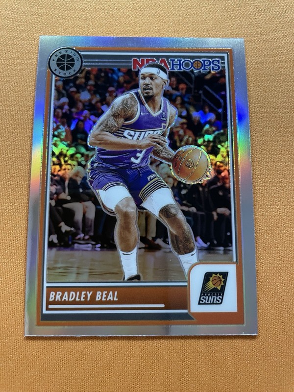 2023-24 Panini NBA Hoops Premium Stock Bradley Beal Silver Prizm #35