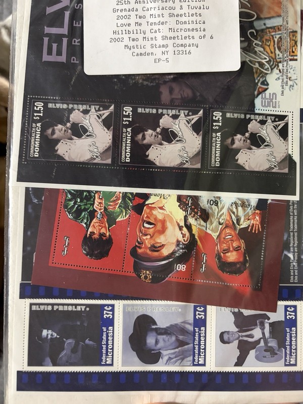 Dominica Elvis Presley $1.50 Souvenir Sheet MNH Mint Never Hinged 2001-2010