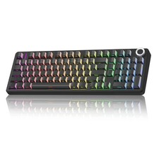 AULA F99 Pro Silent Wireless Mechanical Keyboard Tri-Mode Hot-Swap RGB Black